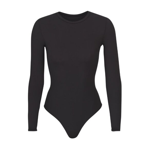 Skims Fits Everybody Long Sleeve Bodysuit - Picture 1 of 8